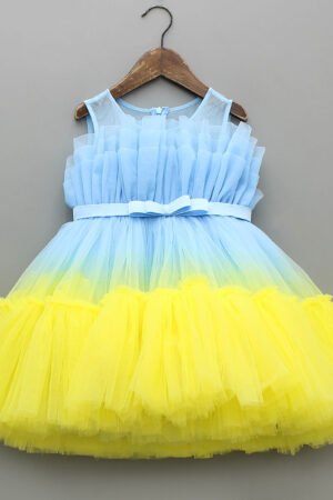 Dual-Tone Charming Net Dress